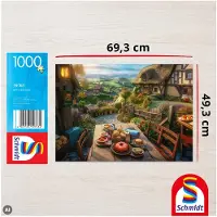 Schmidt Puzzle Frü hstü ck avec vue 1000 pièces