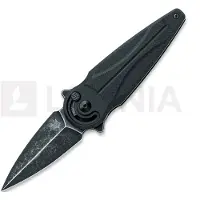 Fox knives Couteau pliant Saturn Flipper - Blackwash - G10, noir