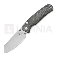 Bestechman Couteau pliant Cicada TLL - Satin - Micarta, gris