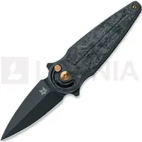 Fox knives Couteau pliant Saturn Flipper - Black PVD - Dark Matter Carbon Fiber
