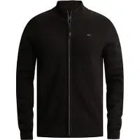 Vanguard Vestes en maille 'Bonded cotton cardigan with allover textured pattern' noir