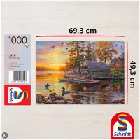 Schmidt Spiele Puzzle Scène Lacustre - 1000 pièces