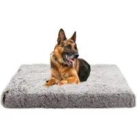 Sonstiges Coussin moelleux pour chien avec mousse à mémoire de forme, orthopédique, lavable, antidérapant, couleur café, dimensions 40x30x5 cm