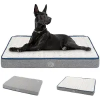 Sonstiges Lit pour chien XXL, lavable, imperméable, dimensions 112x76x8 cm, couleur grise. Housse amovible. Confort orthopédique