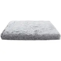 Sonstiges Panier pour chien en peluche, taille XL, gris clair, lavable, avec housse amovible