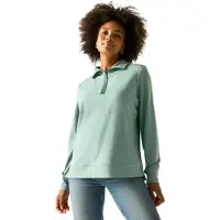 Regatta Demmi Half Zip Fleece Vert 36 Femme