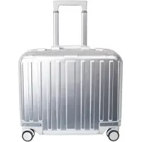 Pavo 8033928 Business-Overnighttrolley, aluminium, argent