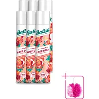 Batiste 6 flacons de shampoing sec Rose Gold - Parfum délicat de rose - 200 ml - Pack économique - 6 pièces