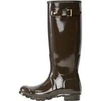 Hunter Bottes en caoutchouc brun foncé