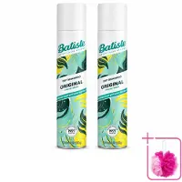 Batiste 2 x Shampooing sec Original - Parfum frais classique - 200 ml - Pack économique - 2 pièces