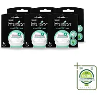 Wilkinson 6 lames de rechange Intuition Sensitive Care, adaptées aux peaux sensibles - Grand format - 6 pièces