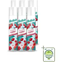 Batiste 6 flacons de shampoing sec à la cerise, parfum de fleur de cerisier - 200 ml - Pack économique - 6 pièces