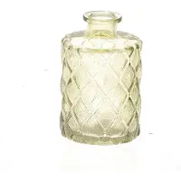 HBX natural living Hbx vase naturel Viviance ø7xh10,5cm jaune