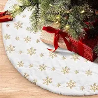 OEM Décoration pour sapin de Noël : tapis doré de 150 cm
