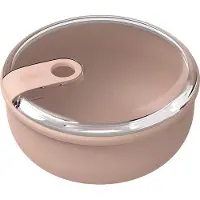 Rotho Boîte de conservation ronde 1,8 l ELA, Boîte de conservation, Rose