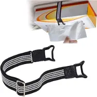 OEM Bande multifonctionnelle pour siège, parasol, avec support pour boîte de mouchoirs, adaptée pour camping-cars, poussettes, parasols, tables d'extérieur - 2 x 30 cm