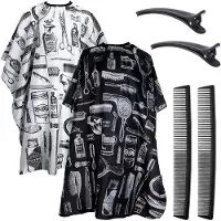 OEM Ensemble de deux tabliers de coiffure professionnels, accessoires de coiffure pour le rasage, la taille de la barbe et l'entretien