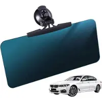 OEM Pare-soleil noir anti-éblouissement pour camion, dimensions 34 x 15 cm, avec élastique – système d'ombrage multifonctionnel pour pare-brise