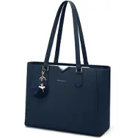 Merkloos Solidchoice - Sac cabas pour femmes, imperméable, en cuir PU, grande taille