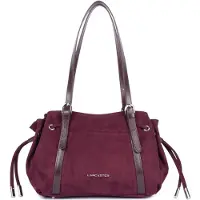 Lancaster Sac cabas épaule Zippé M Velvet Emma Bordeaux