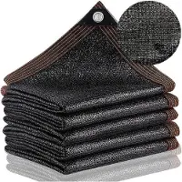 OEM Tissu de protection solaire noir - Taux d'ombrage de 95% - Dimensions : 2 x 2 mètres - Couleur : noir