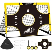 Merkloos Elzusha - Ensemble de buts de football avec matériel d'entraînement pour enfants