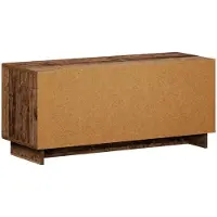 Syfax Support TV 90 x 34,5 x 40 cm, en bois recyclé et panneaux de particules