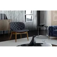 AEA Chesterfield Stuhl Luxus Einsitzer Esszimmermöbel Wohnzimmer Sitzer