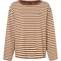 BOSS T-shirt ' Ewa ' crème / marron