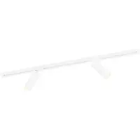 LEDVION systeme rail LED 1m monophase Blanc 2 spots blanc chaud