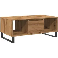 vidaXL Table basse Artisan-Chêne 90x50x36,5 cm Bois composite