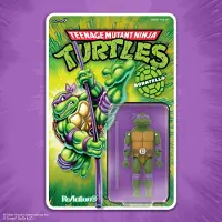 Super7 Tortues Ninja : Figurine d'action ReAction+ – Vague 01 – Donatello