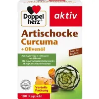 Queisser Pharma GmbH & Co. KG Doppelherz Artichaut Curcuma+Huile d'olive Capsules 100 pc