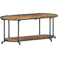 vidaXL Étagère TV 100x42x40 cm Vieux bois massif