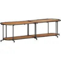 vidaXL Étagère TV 160x42x40 cm en bois massif d'acacia