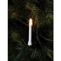 Konstsmide - Chaîne d'arbre, ampoules Top, "One String", 16 ampoules claires, 230V, extérieur, câble vert ; 1005-000