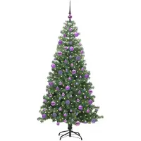 vidaXL Arbre de Noël vert , 240 cm, en PVC