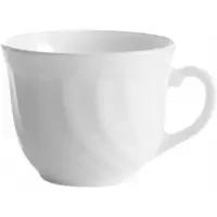Arcoroc Tasse Trianon Uni cl - ( pièce), Tasse, Blanc