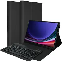Accezz Étui de tablette Bluetooth Clavier pour Samsung Galaxy Tab S9 11.0 pouces - QWERTY / NL - Noir