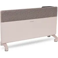 Vonroc Radiateur électrique textile 2000W - inverter - 24m² | WiFi - beige