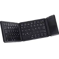 InLine Clavier Bluetooth pliable avec touchpad, noir