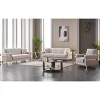 Xl Moebel Gmbh Couchgarnitur Komplette Dreisitzer Sessel Beige 3tlg Stoffsofa Couchen