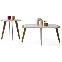 AEA Elegantes Couchtisch-Set Designer Marmor Beistelltisch Kaffeetisch