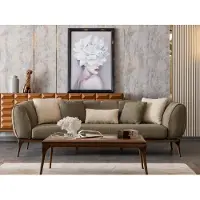 AEA 3er Couch 3 Sitzer Sofa Dreisitzer Polstersofa Sofa Grün Wohnzimmer