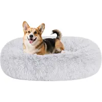 Merkloos Solidchoice - Coussin pour chien lavable, avec base antidérapante et résistant aux taches