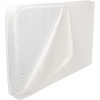 Merkloos Solidchoice - Protège-matelas Coolmax (fibres de polyester) avec fermeture éclair, pour matelas de couple