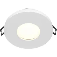 Maytoni Luminaire encastré, aluminium, 1 flamme, blanc, D 8,4 cm