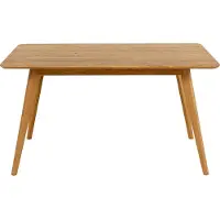 Dripio Table en chêne massif, huilée, dimensions 140x90 cm, pour 4 personnes