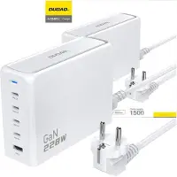 Dudao A228EU 228Watt GaN 4xUSB-C+ 1xUSB-A Universal White AC Fast charging Indoor