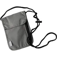 OEM Allecto Plus - Porte-cartes et pochette pour passeport avec protection RFID pour une sécurité maximale en voyage - Gris S